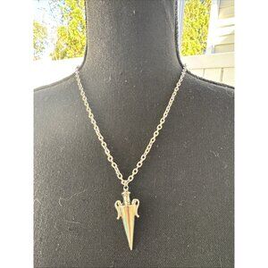 Ben Amun Silver Tone 12" Long Rope Link Chain Statement Necklace NEW